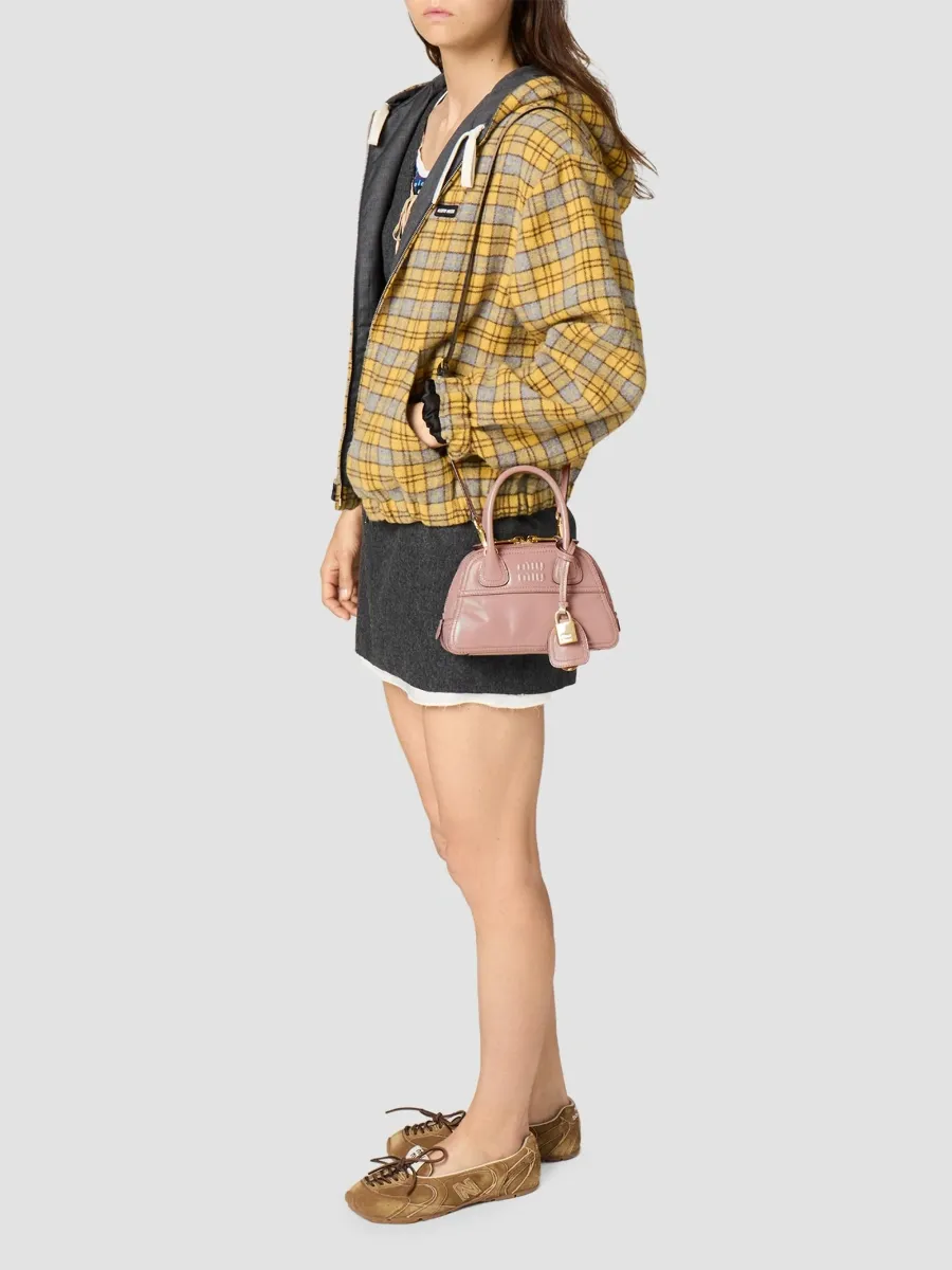Miu Miu Women's Vivant Shiny Leather Mini Top Handle Bag | Thumbnail 3 Miu Miu Women's Vivant Shiny Leather Mini Top Handle Bag | Thumbnail 3