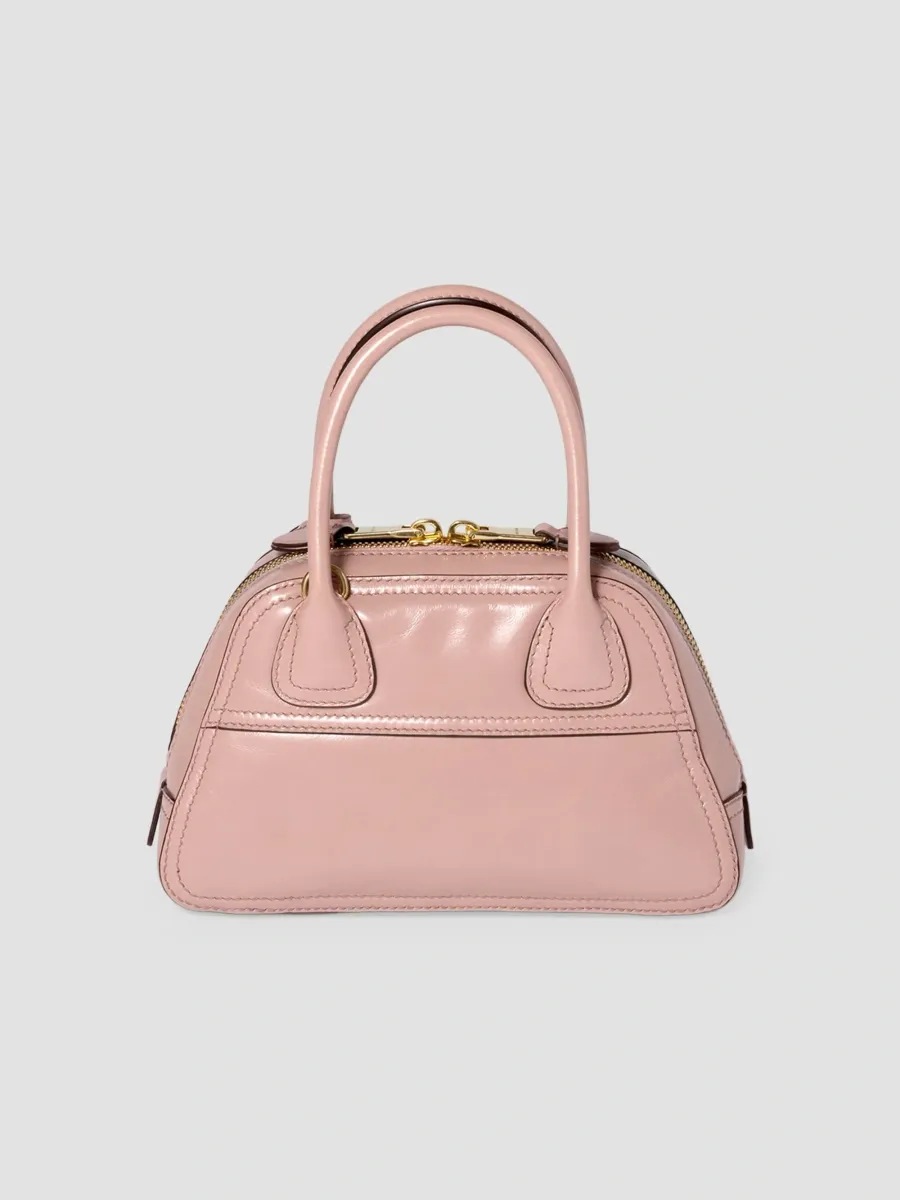 Miu Miu Women's Vivant Shiny Leather Mini Top Handle Bag | Thumbnail 6 Miu Miu Women's Vivant Shiny Leather Mini Top Handle Bag | Thumbnail 6