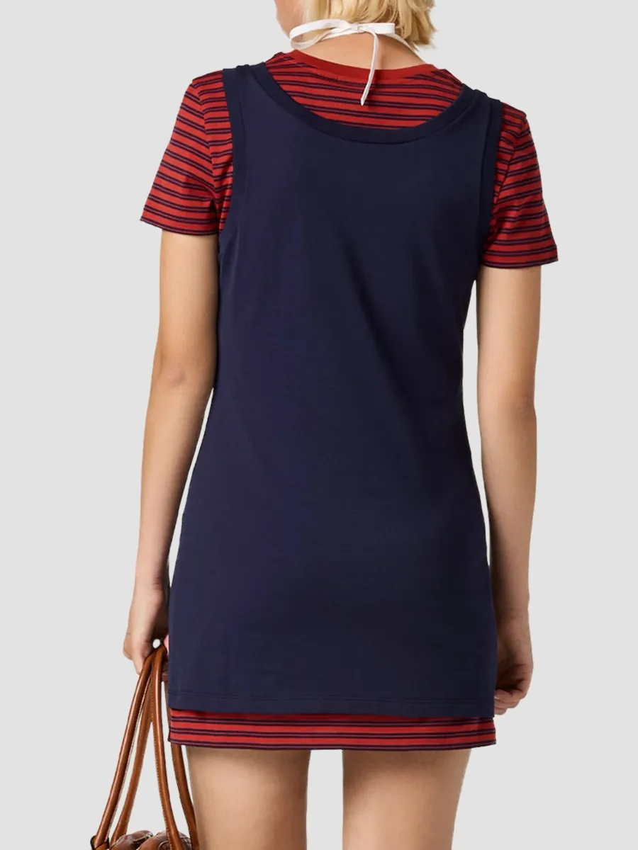 Miu Miu Women's Jersey Dress | Thumbnail 4