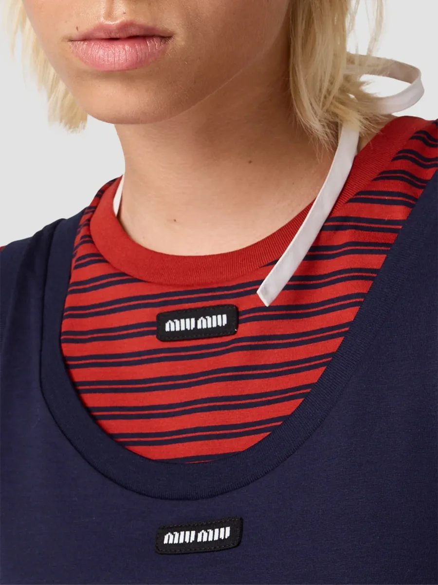 Miu Miu Women's Jersey Dress | Thumbnail 6