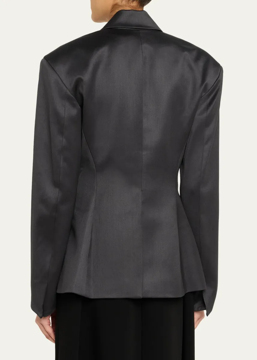 Grace Ling Fang Collar Single-Breasted Jacket | Thumbnail 3 Grace Ling Fang Collar Single-Breasted Jacket | Thumbnail 3