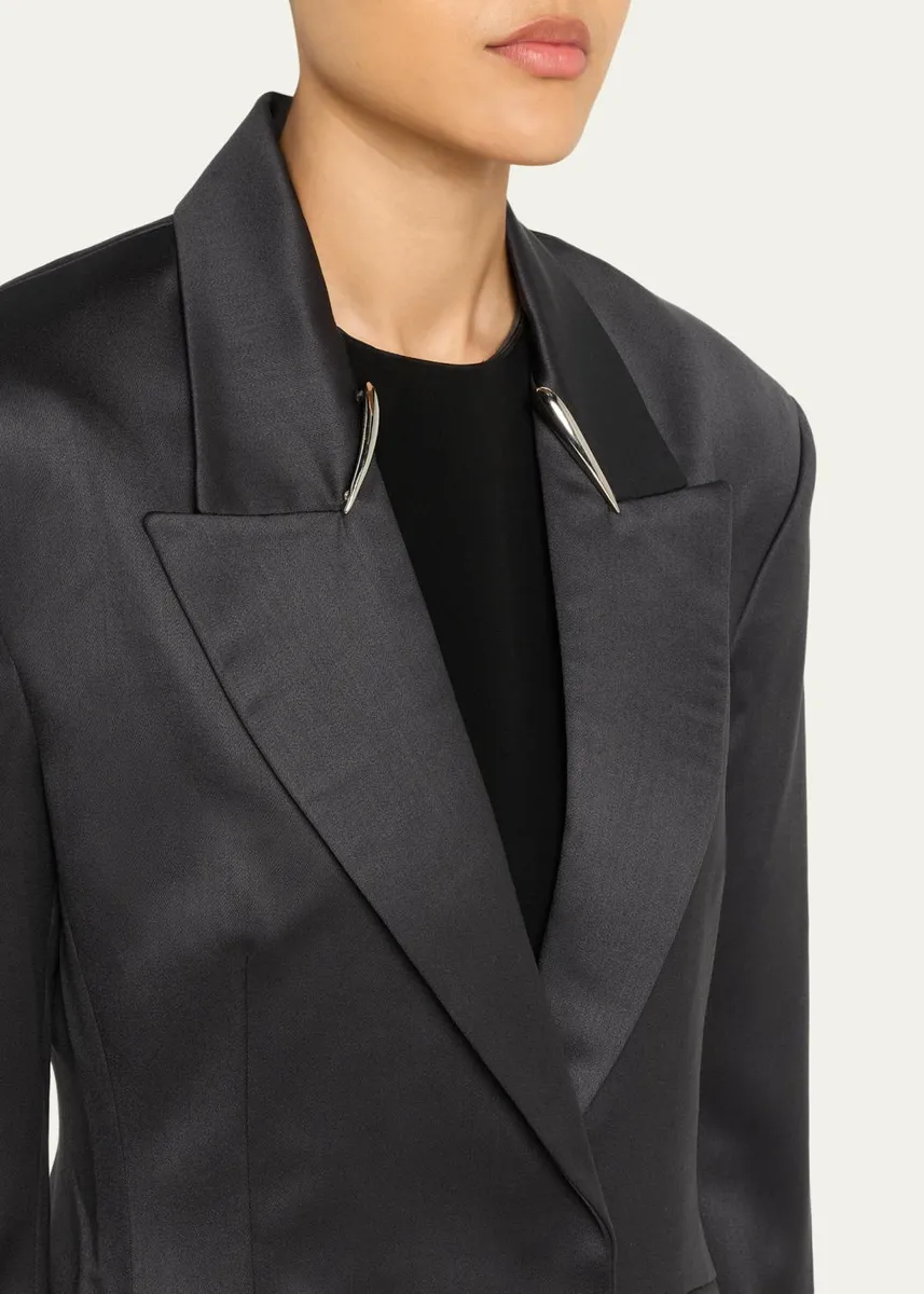 Grace Ling Fang Collar Single-Breasted Jacket | Thumbnail 5 Grace Ling Fang Collar Single-Breasted Jacket | Thumbnail 5