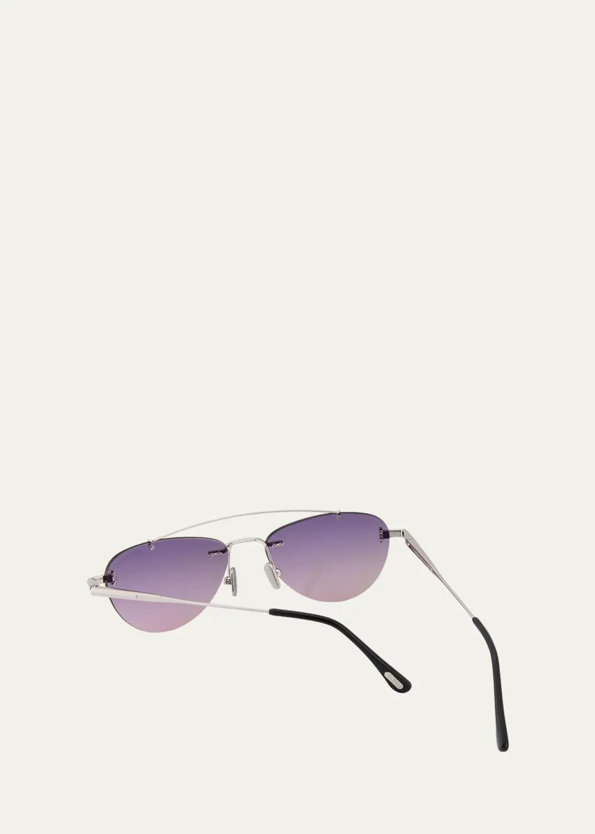 Tom Ford Astor 55MM Aviator Sunglasses | Thumbnail 2 Tom Ford Astor 55MM Aviator Sunglasses | Thumbnail 2