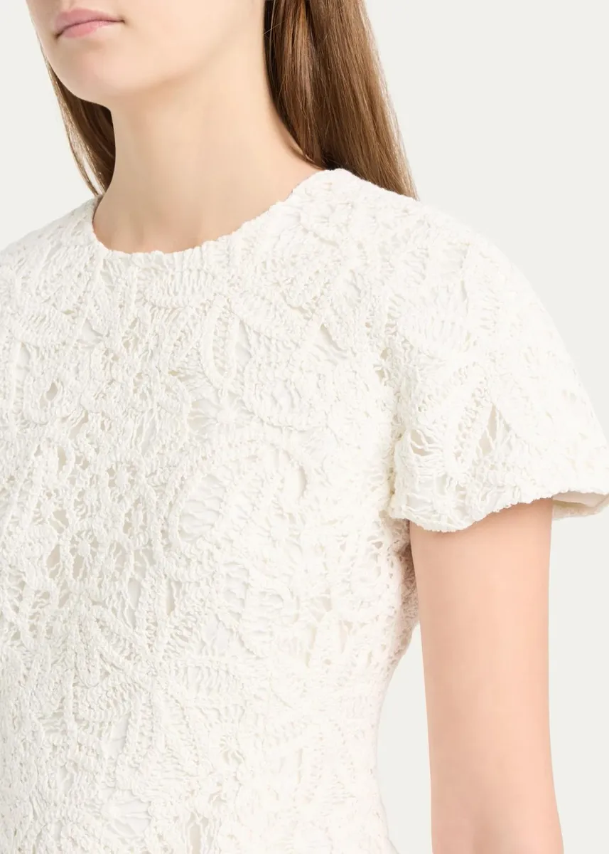 Alexis Regatta Floral Macrame Mini Dress | Thumbnail 5 Alexis Regatta Floral Macrame Mini Dress | Thumbnail 5