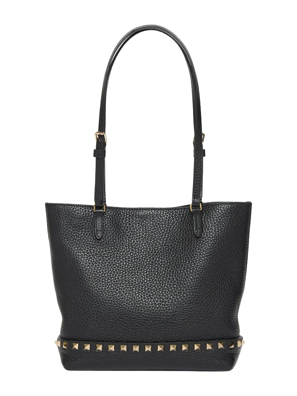 Valentino Garavani Small Rockstud Grain Leather Tote Bag | Thumbnail 1 Valentino Garavani Small Rockstud Grain Leather Tote Bag | Thumbnail 1