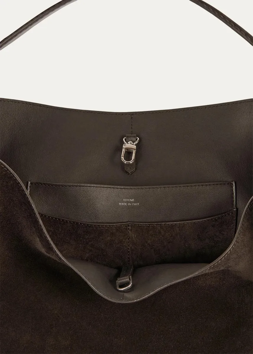 TOTEME Belted Suede Tote Bag | Thumbnail 3 TOTEME Belted Suede Tote Bag | Thumbnail 3