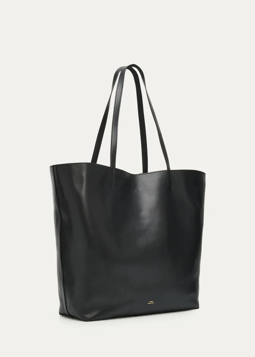 TOTEME Roam Goat Hair & Leather Tote Bag | Thumbnail 3