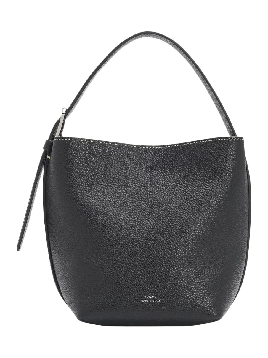 Small Belted Grain Leather Tote Small Belted Grain Leather Tote