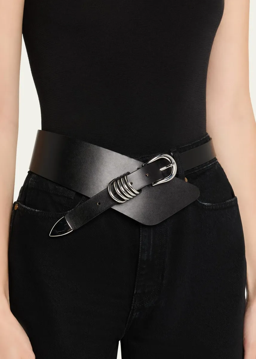 Déhanche Alcott Asymmetrical Leather Belt | Thumbnail 2 Déhanche Alcott Asymmetrical Leather Belt | Thumbnail 2