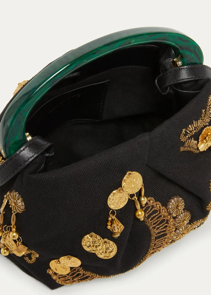 Dries Van Noten Crispino Beaded Top-Handle Bag | Thumbnail 4 Dries Van Noten Crispino Beaded Top-Handle Bag | Thumbnail 4