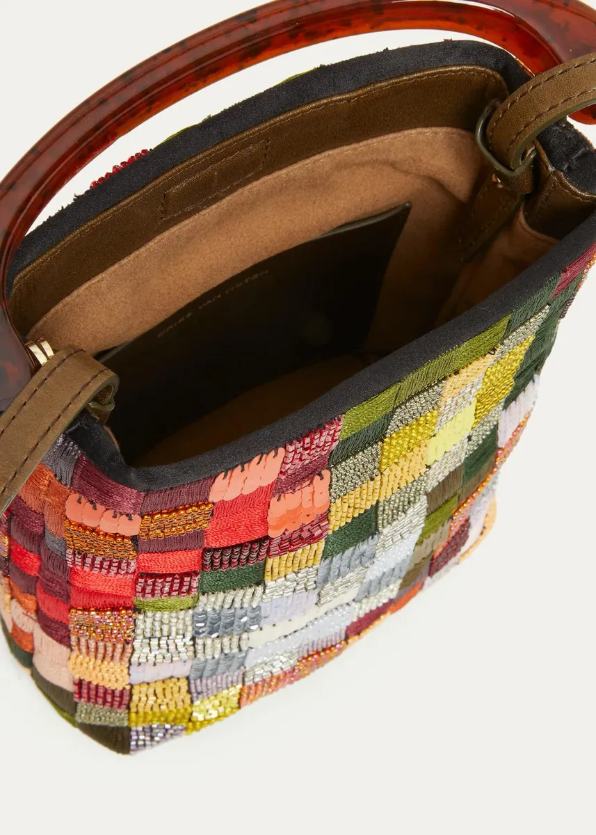 Dries Van Noten Beaded Embroidered Top-Handle Bag | Thumbnail 3 Dries Van Noten Beaded Embroidered Top-Handle Bag | Thumbnail 3