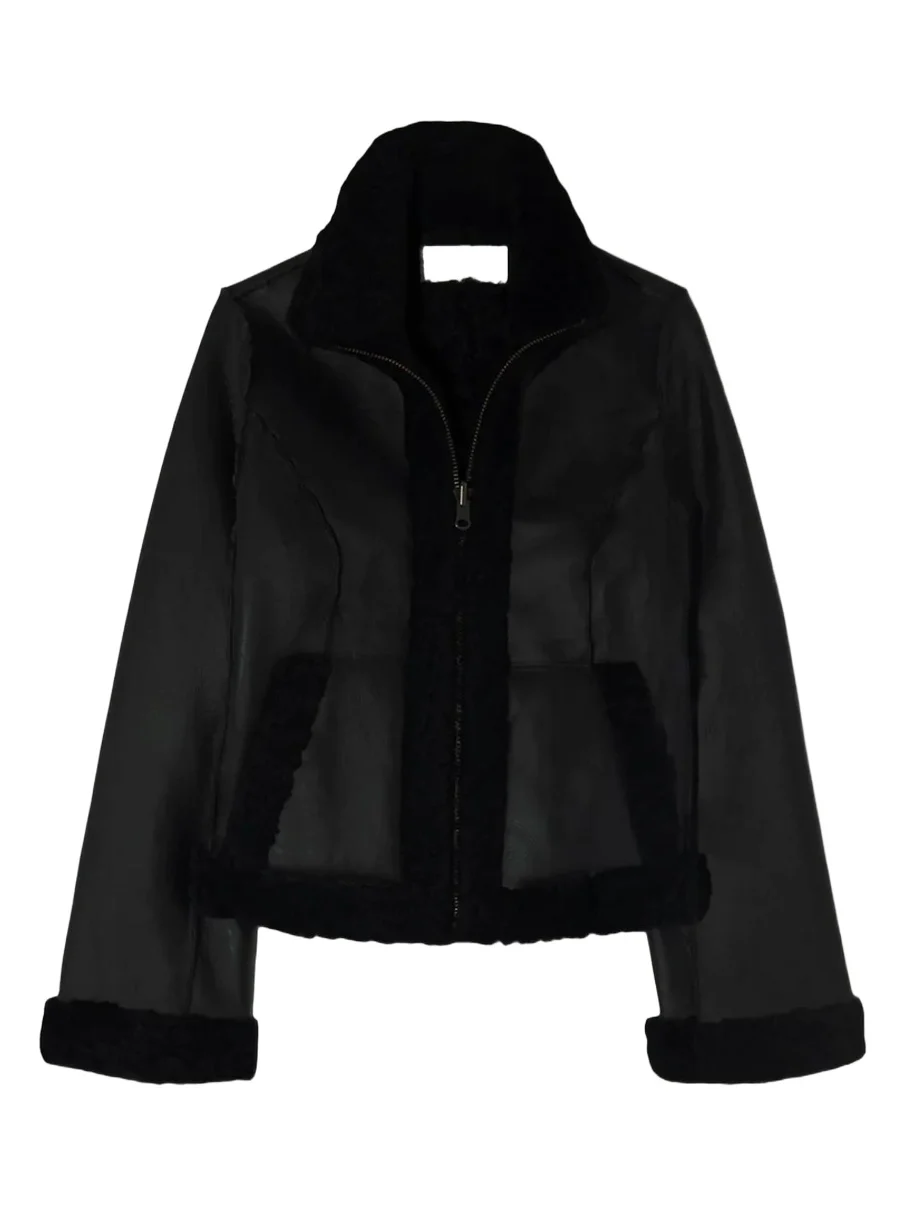 Camille Reversible Shearling-Lined Leather Jacket Camille Reversible Shearling-Lined Leather Jacket
