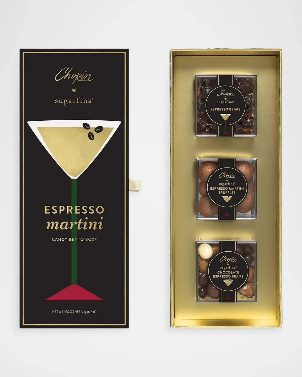 Sugarfina x Chopin Vodka Espresso Martini 3-Piece Bento Box | Thumbnail 3 Sugarfina x Chopin Vodka Espresso Martini 3-Piece Bento Box | Thumbnail 3