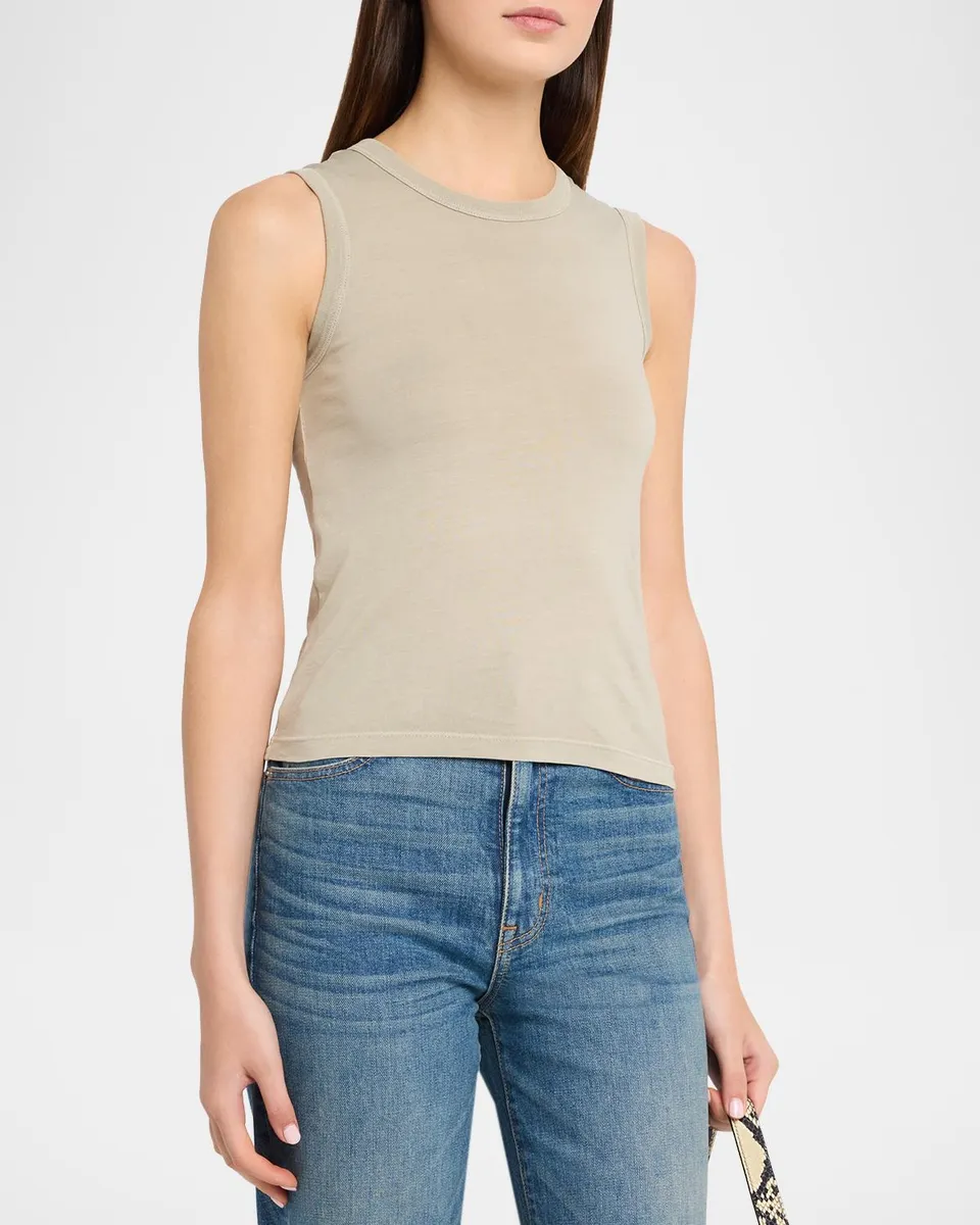 SLVRLAKE Crewneck Cotton Tank Top | Thumbnail 4 SLVRLAKE Crewneck Cotton Tank Top | Thumbnail 4