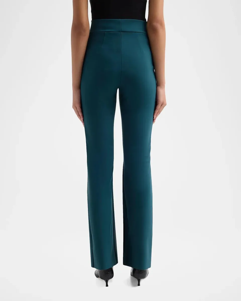 Chiara Boni La Petite Robe Venusette Straight-Leg Stretch Pants | Thumbnail 3