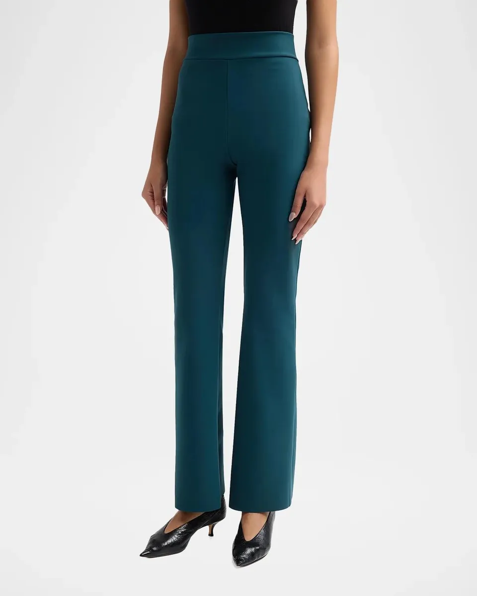 Chiara Boni La Petite Robe Venusette Straight-Leg Stretch Pants | Thumbnail 4
