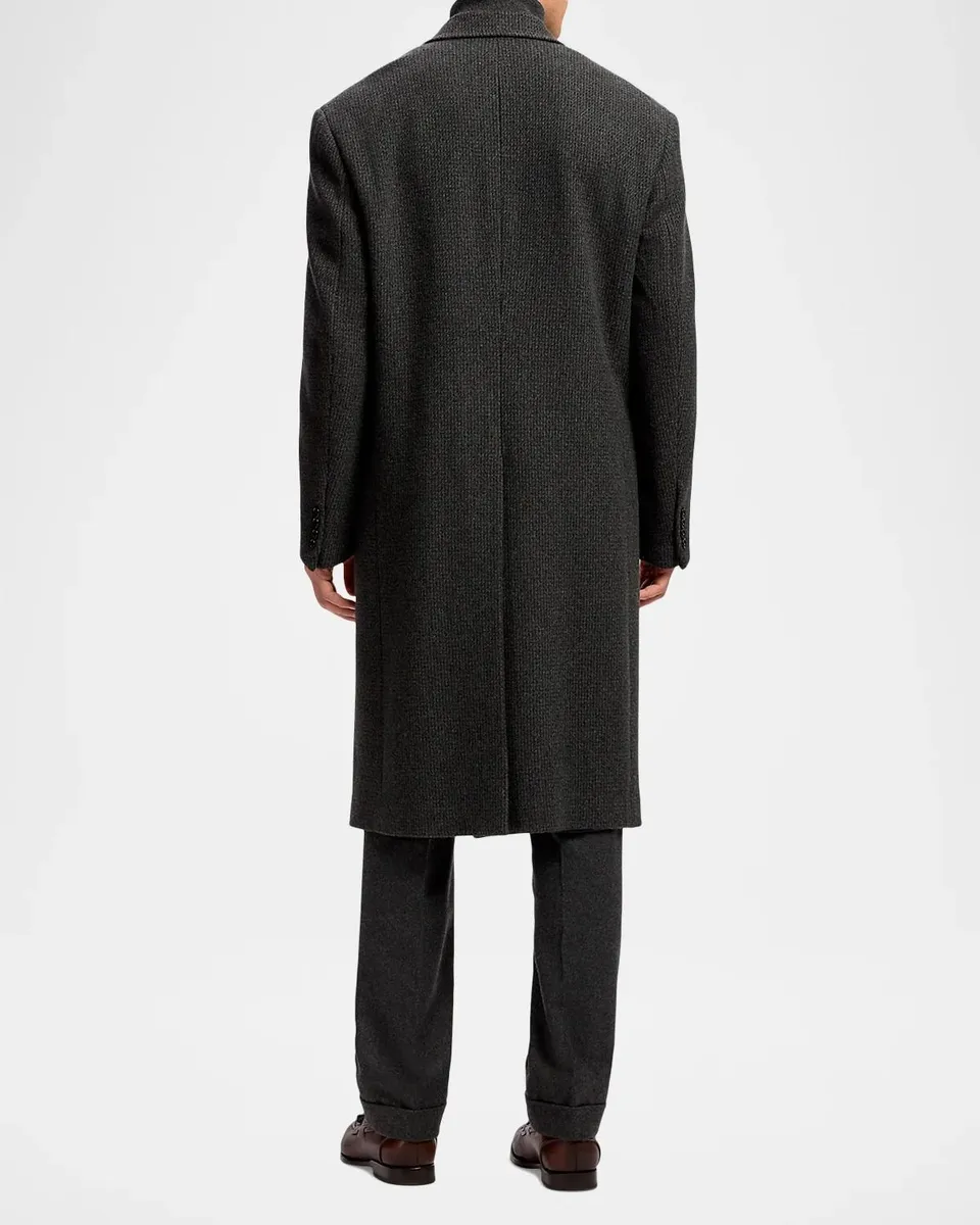 Ralph Lauren Purple Label Glenn Houndstooth Wool-Cashmere Coat | Thumbnail 3 Ralph Lauren Purple Label Glenn Houndstooth Wool-Cashmere Coat | Thumbnail 3
