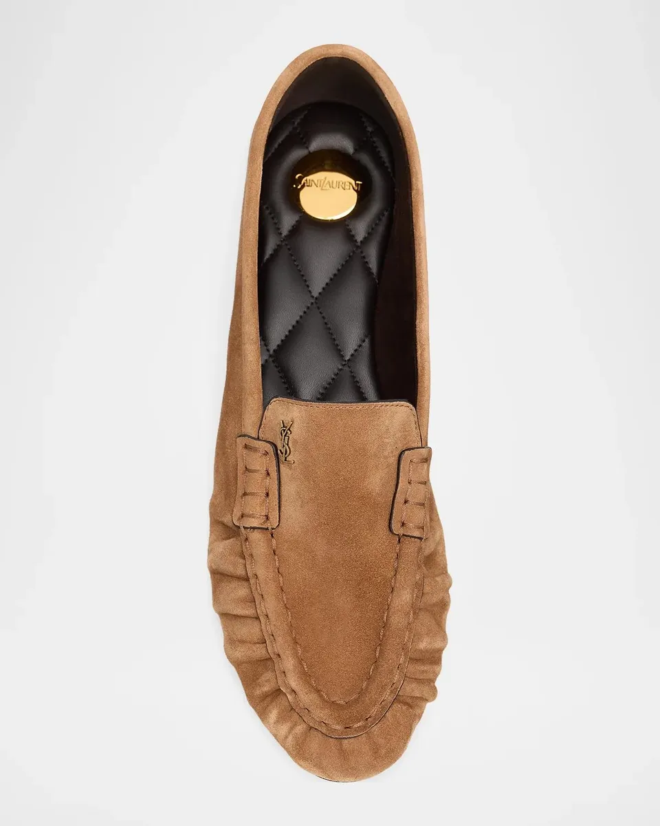Saint Laurent BB Splendor Suede Loafers | Thumbnail 5