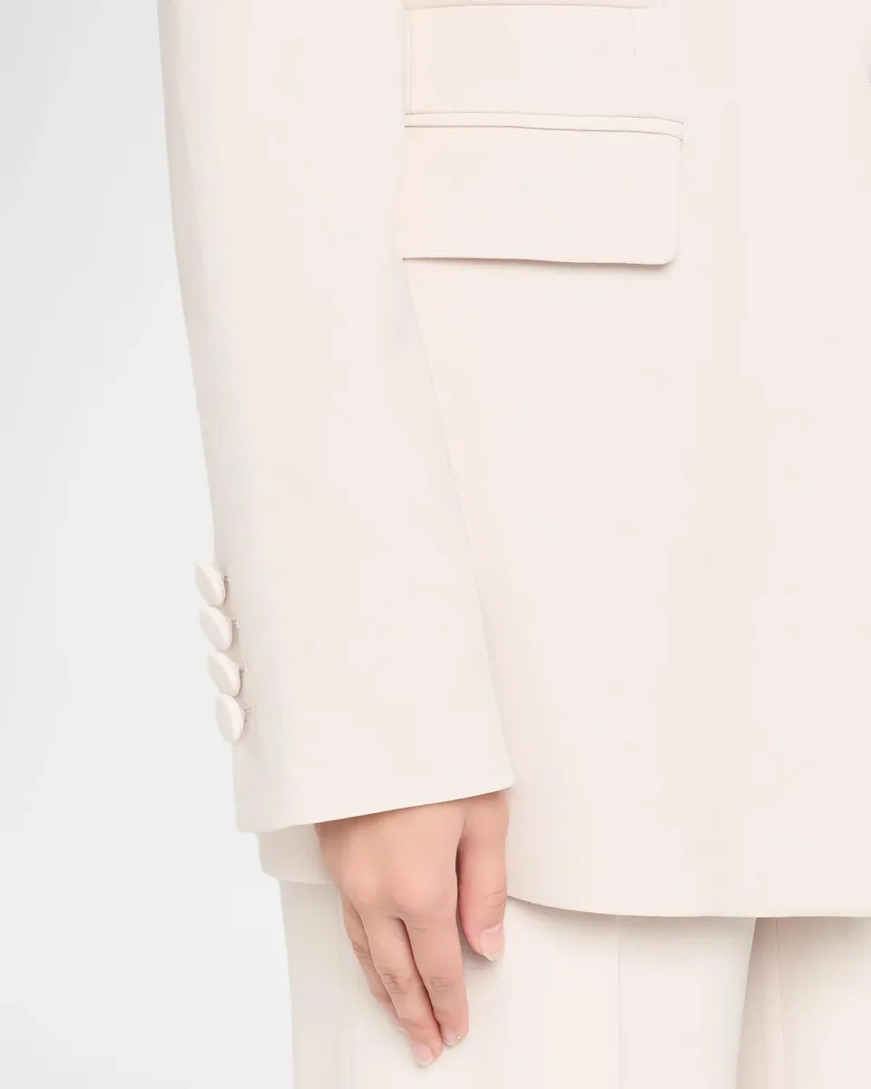Lafayette 148 New York Single-Button Finesse Crepe Blazer | Thumbnail 5