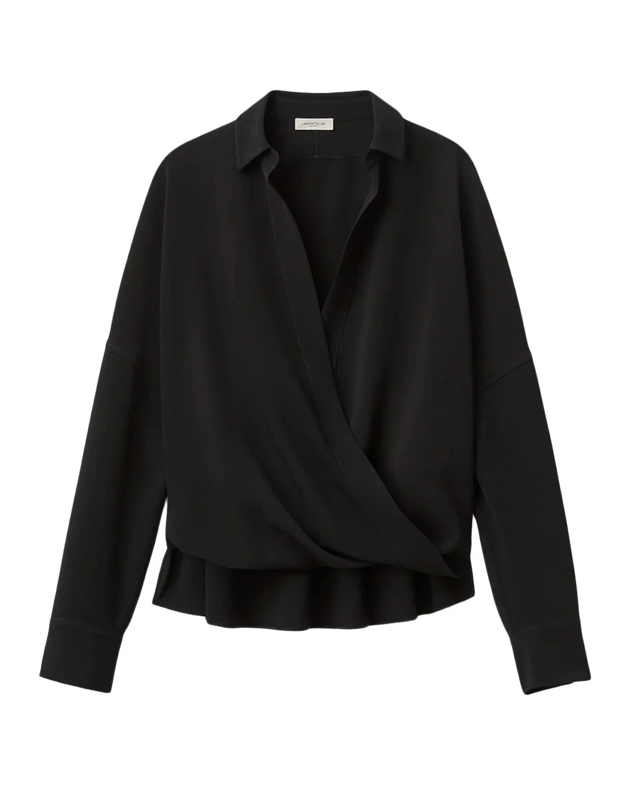 Oversized Surplice Finesse Crepe Shirt Oversized Surplice Finesse Crepe Shirt