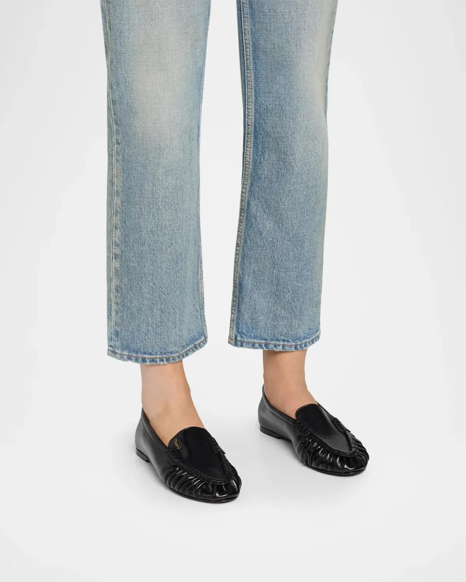 Saint Laurent BB Splendor Leather Loafers | Thumbnail 2