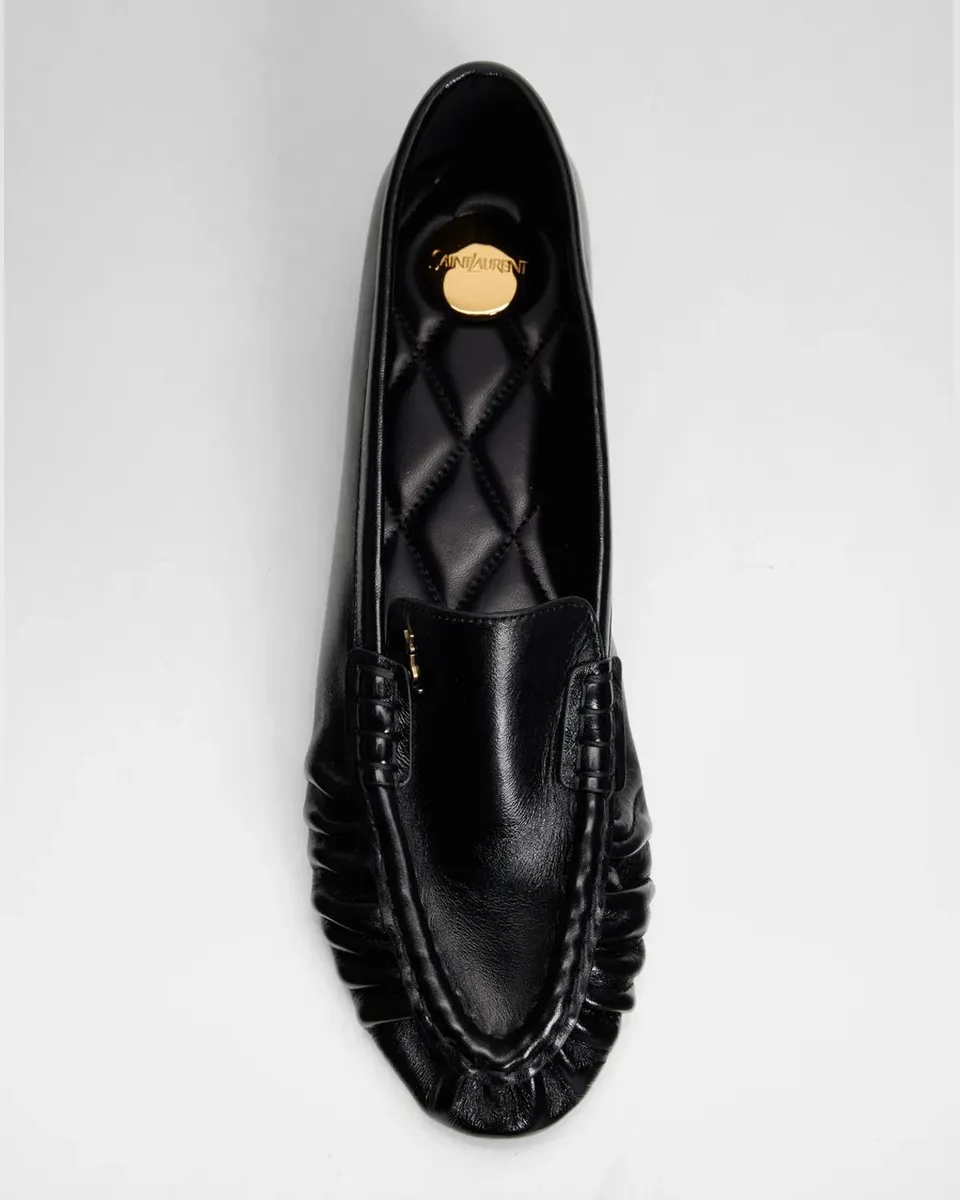 Saint Laurent BB Splendor Leather Loafers | Thumbnail 6