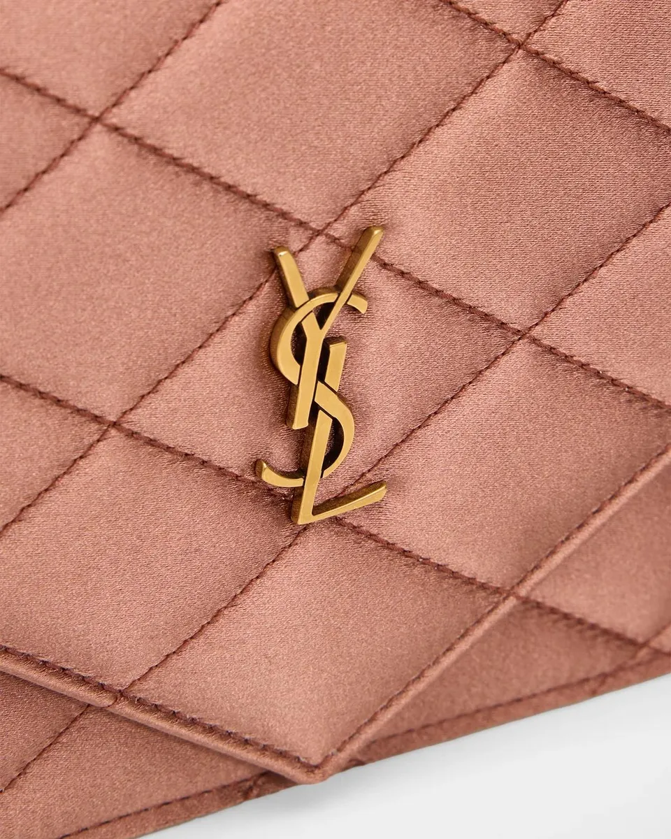 Saint Laurent YSL Small Quilted Wallet on Chain | Thumbnail 4 Saint Laurent YSL Small Quilted Wallet on Chain | Thumbnail 4