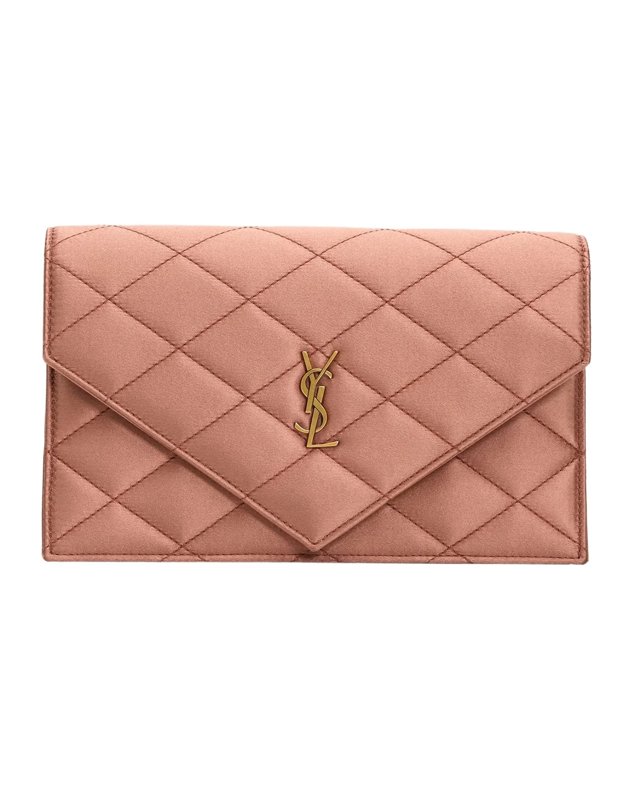YSL Small Quilted Wallet on Chain YSL Small Quilted Wallet on Chain