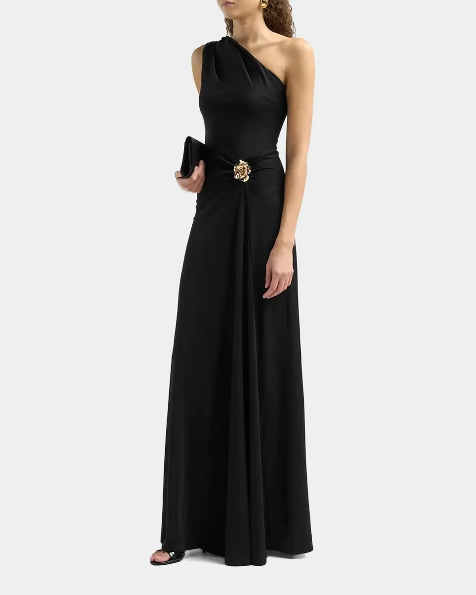 Rebecca Vallance Regent Embellished One-Shoulder Jersey Gown | Thumbnail 6 Rebecca Vallance Regent Embellished One-Shoulder Jersey Gown | Thumbnail 6