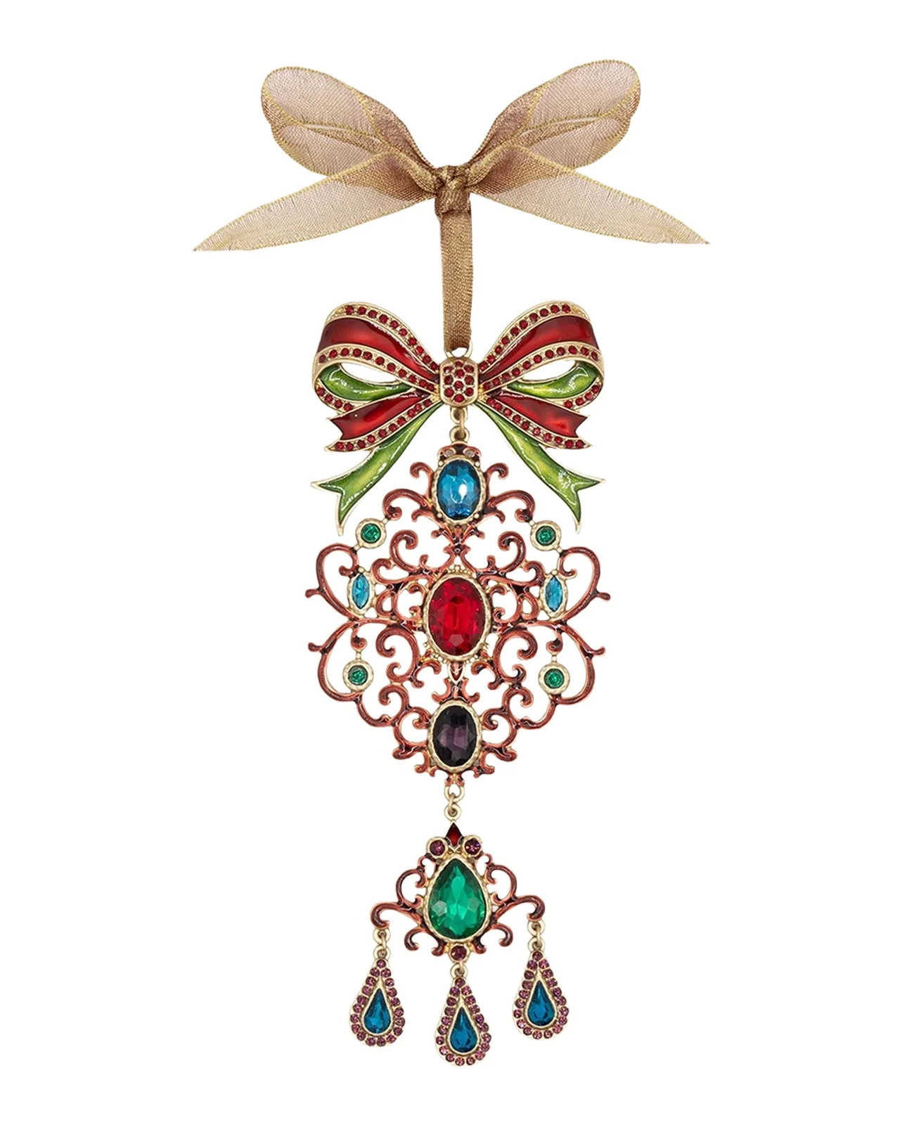 Jay Strongwater 2026 Annual Holiday Metal Ornament