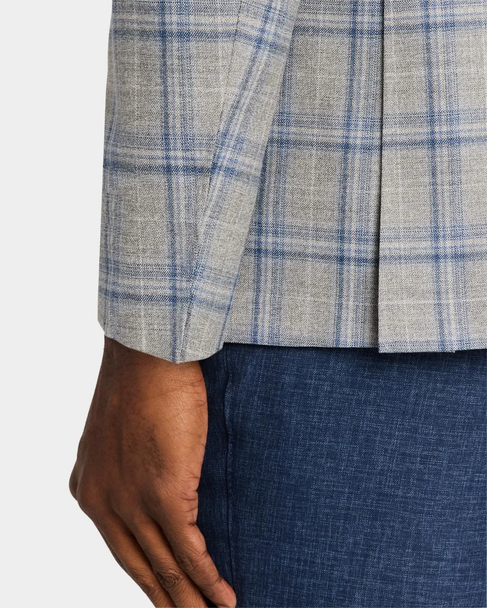 Canali Men's Wool Plaid Sport Coat | Thumbnail 8 Canali Men's Wool Plaid Sport Coat | Thumbnail 8