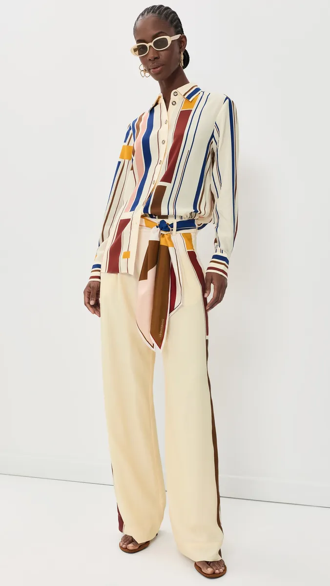 Zimmermann Stripe Relaxed Shirt | Thumbnail 5 Zimmermann Stripe Relaxed Shirt | Thumbnail 5