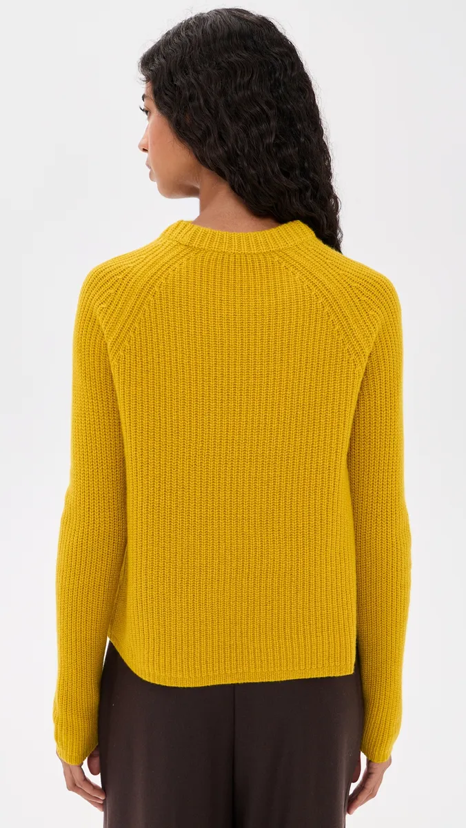 Jenni Kayne Cashmere Fisherman Crewneck Sweater | Thumbnail 3 Jenni Kayne Cashmere Fisherman Crewneck Sweater | Thumbnail 3