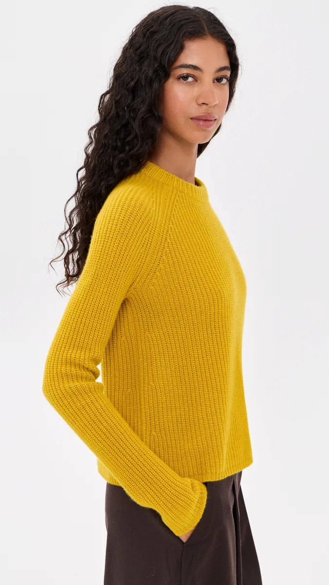 Jenni Kayne Cashmere Fisherman Crewneck Sweater | Thumbnail 4 Jenni Kayne Cashmere Fisherman Crewneck Sweater | Thumbnail 4