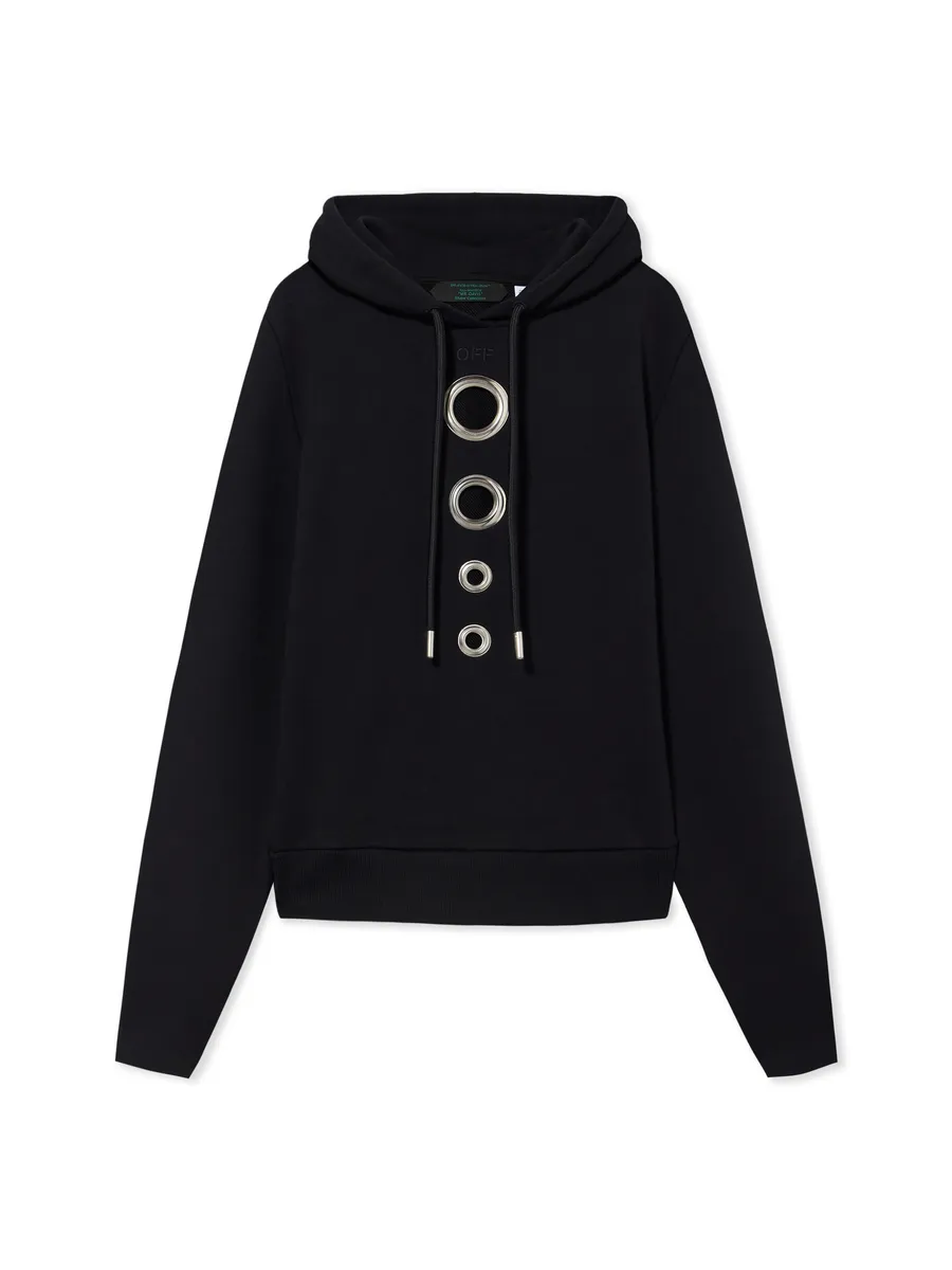 Off-White Eyelet Meteor Slim Hoodie | Thumbnail 3 Off-White Eyelet Meteor Slim Hoodie | Thumbnail 3