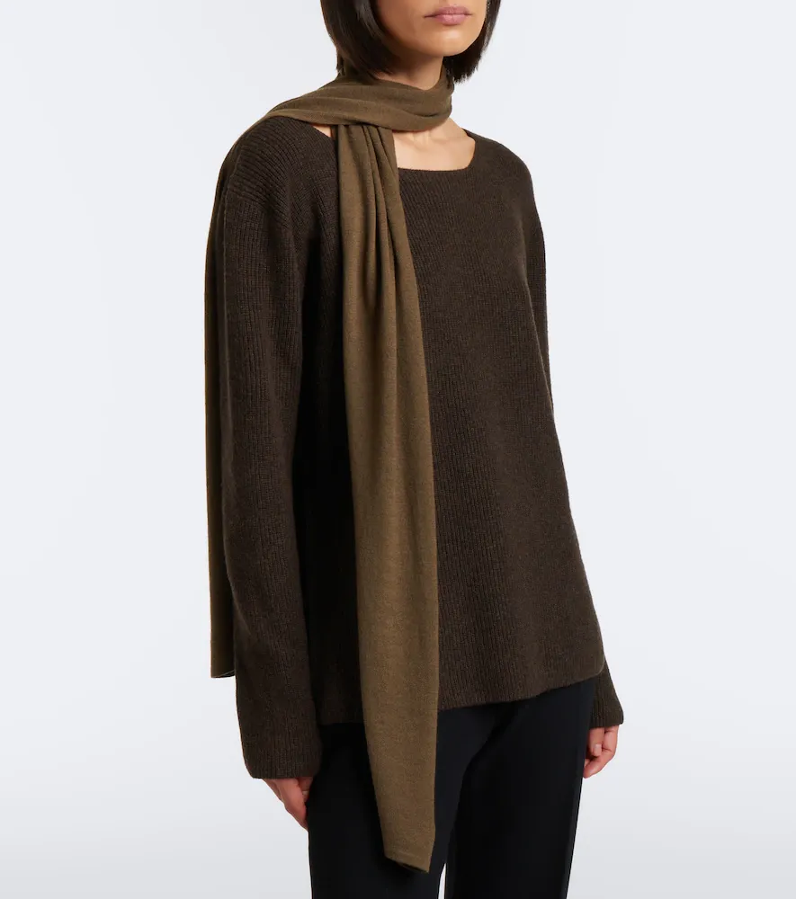 The Row Qadir cashmere scarf | Thumbnail 5 The Row Qadir cashmere scarf | Thumbnail 5