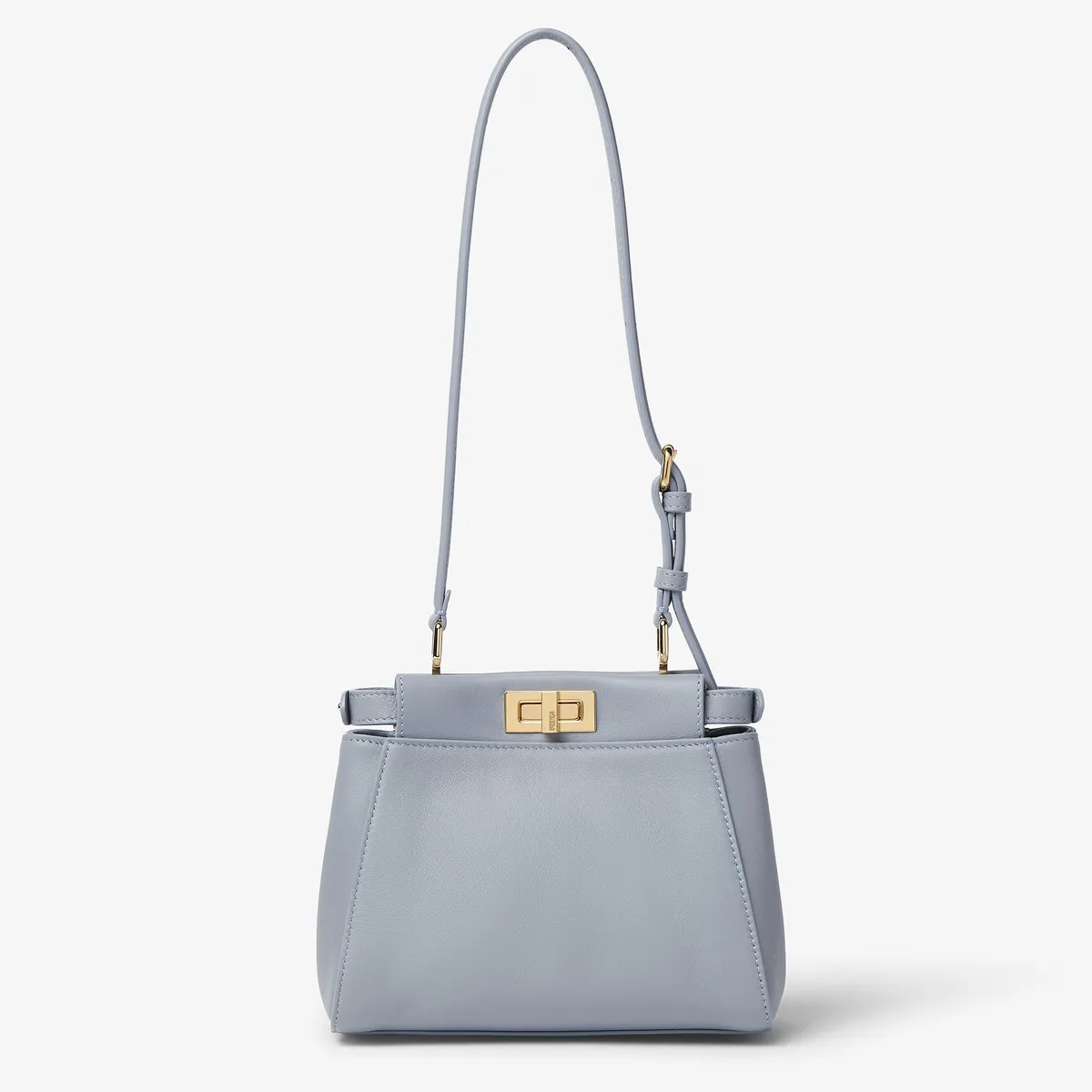 Fendi My Peekaboo XS Airforce Blue Leather Bag | Thumbnail 3 Fendi My Peekaboo XS Airforce Blue Leather Bag | Thumbnail 3