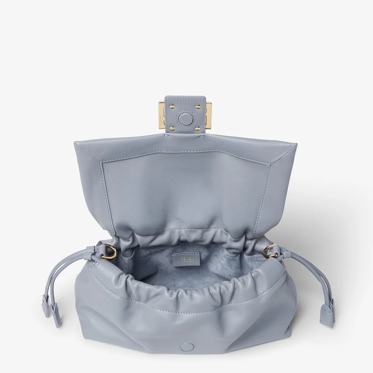 Fendi Baguette Soft Medium Airforce Blue Nappa Leather Bag | Thumbnail 4 Fendi Baguette Soft Medium Airforce Blue Nappa Leather Bag | Thumbnail 4