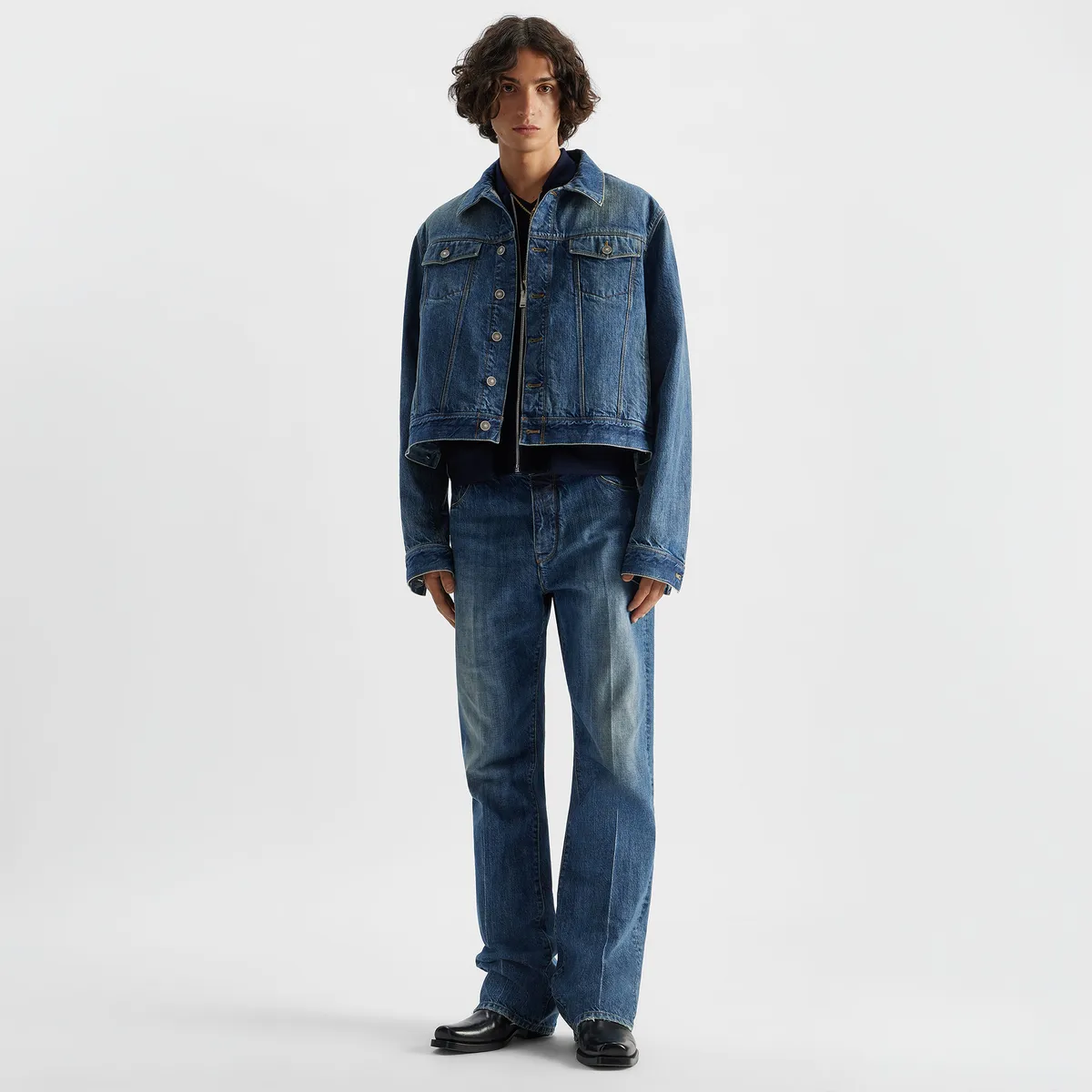 Fendi Vintage Blue Denim Pants | Thumbnail 4 Fendi Vintage Blue Denim Pants | Thumbnail 4