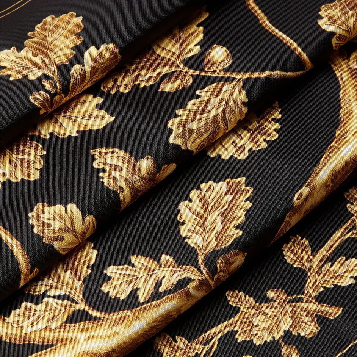 Fendi Silk Foulard with Gold Print | Thumbnail 2
