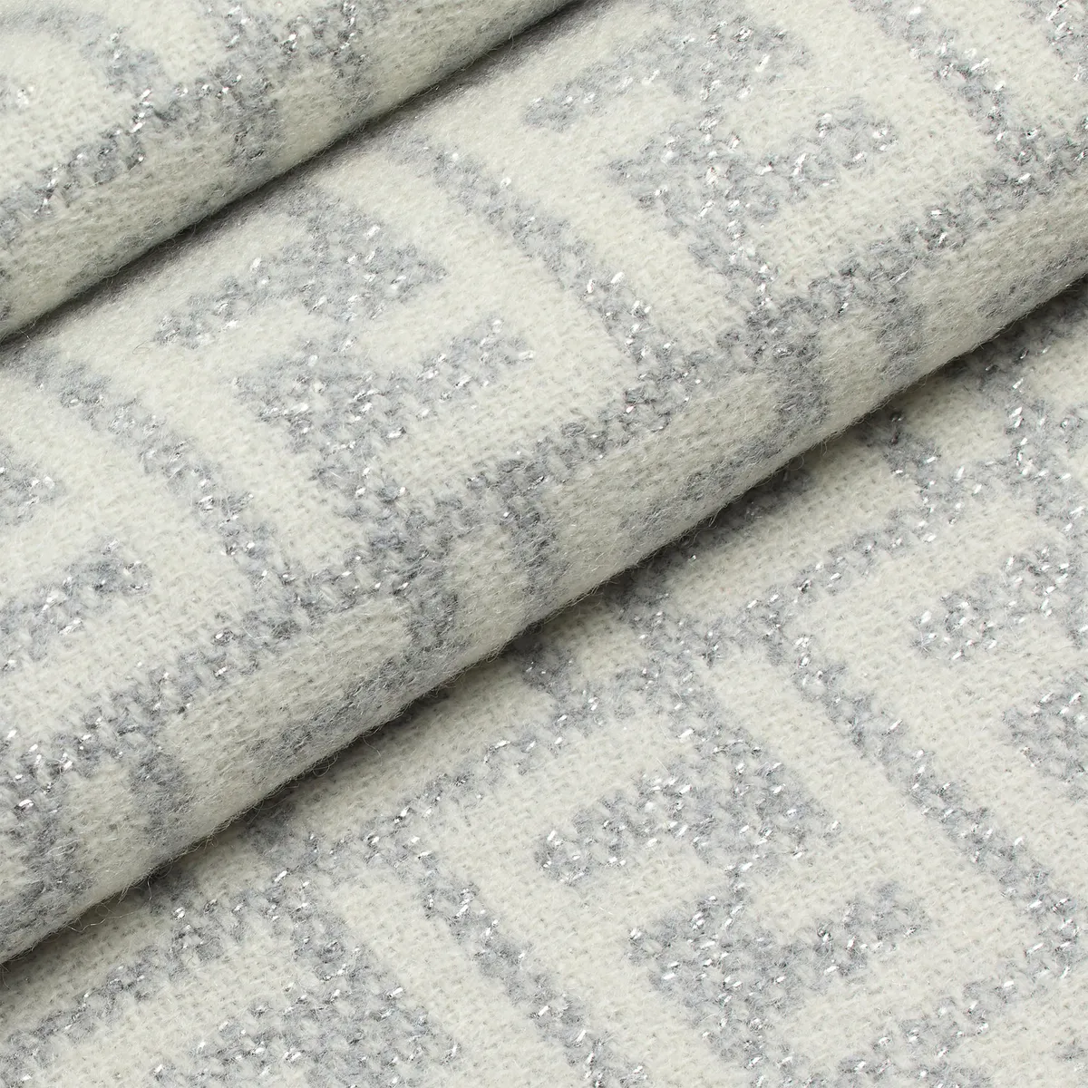 Fendi FF Zucca Wool and Cashmere Scarf | Thumbnail 2 Fendi FF Zucca Wool and Cashmere Scarf | Thumbnail 2