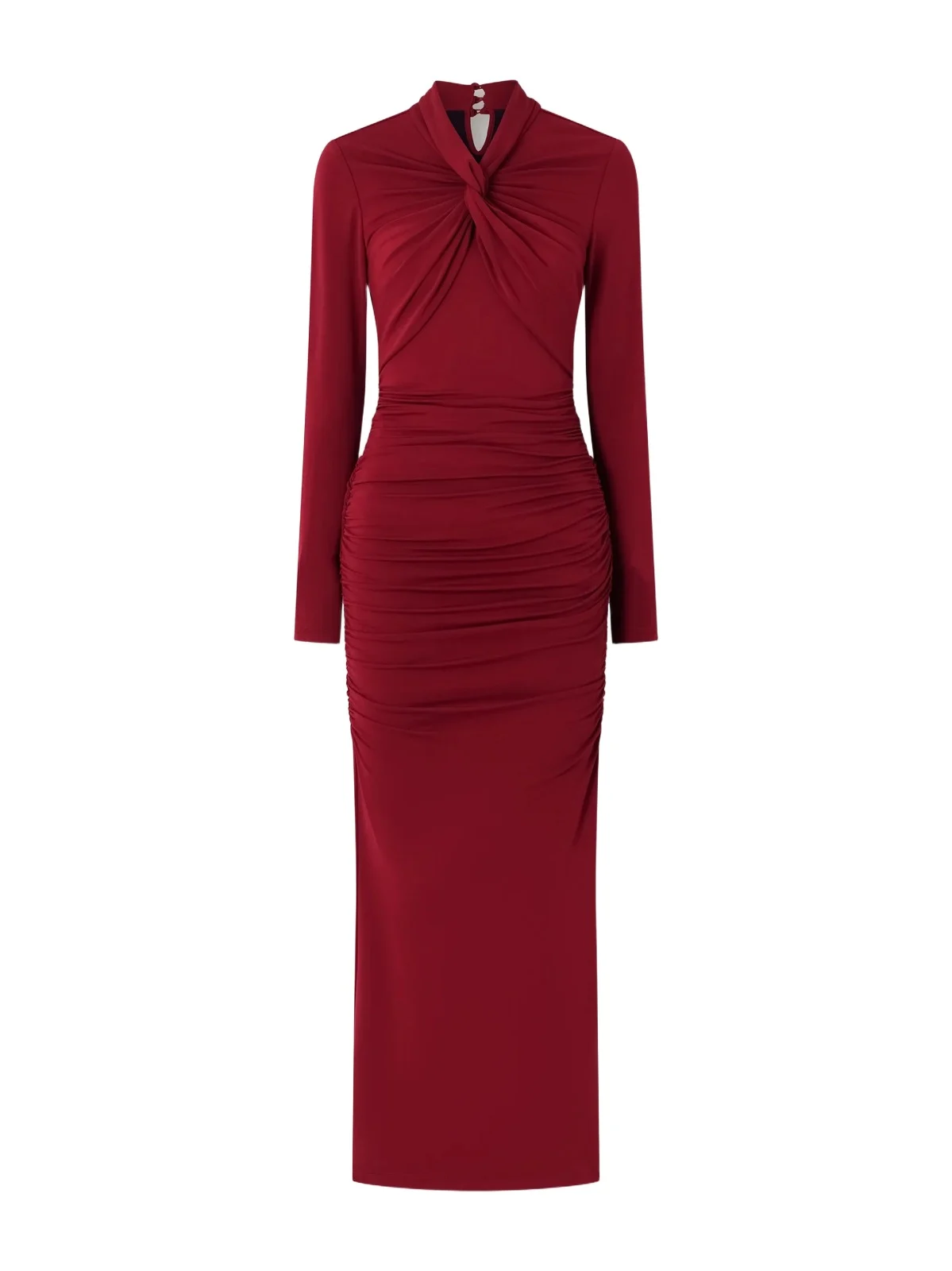Carolina Herrera Twisted Stretch-jersey Midi Dress