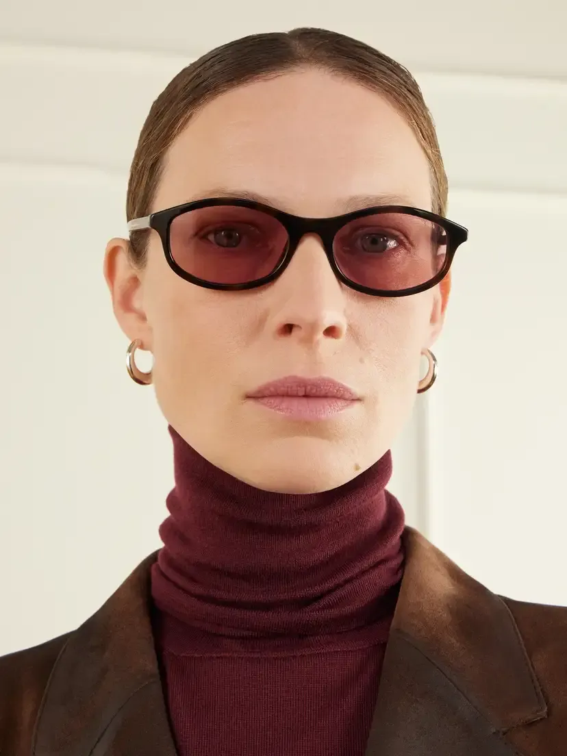 PRADA EYEWEAR Round-frame Tortoiseshell Acetate Sunglasses | Thumbnail 2 PRADA EYEWEAR Round-frame Tortoiseshell Acetate Sunglasses | Thumbnail 2