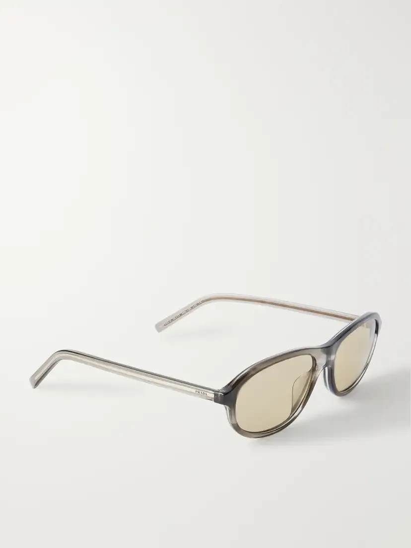 PRADA EYEWEAR Round-frame Acetate Sunglasses | Thumbnail 3 PRADA EYEWEAR Round-frame Acetate Sunglasses | Thumbnail 3