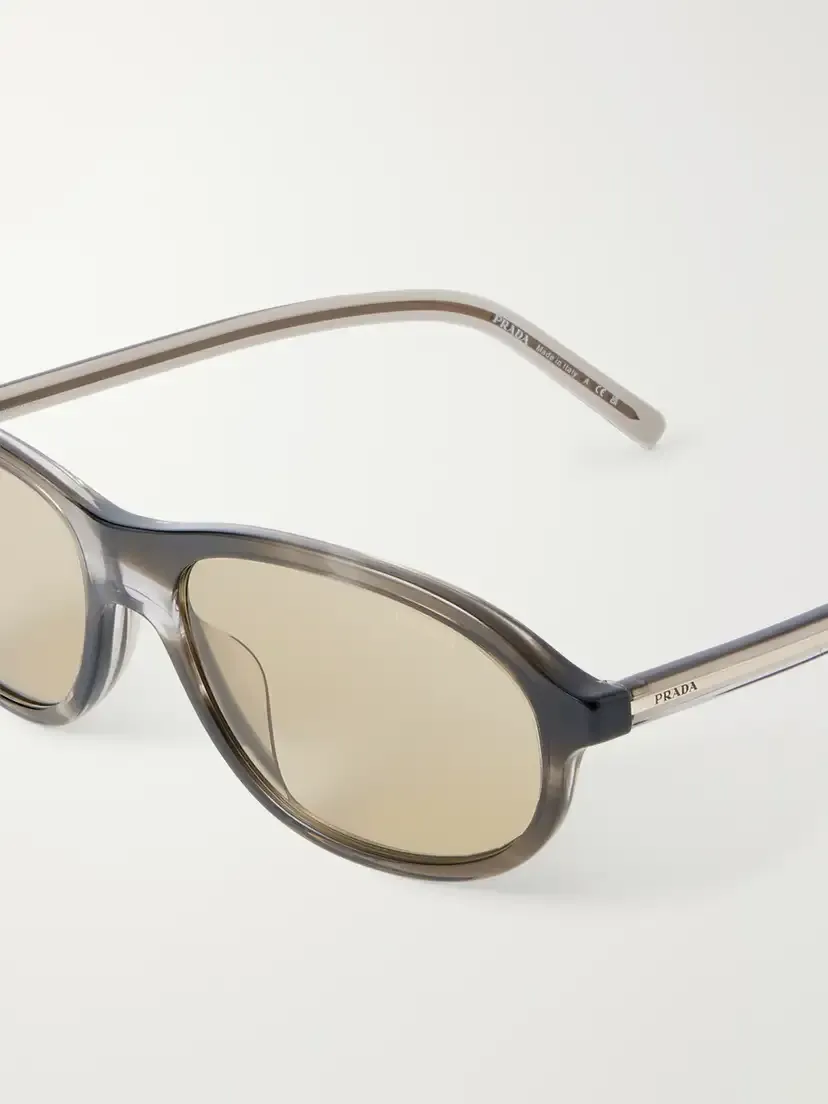 PRADA EYEWEAR Round-frame Acetate Sunglasses | Thumbnail 4 PRADA EYEWEAR Round-frame Acetate Sunglasses | Thumbnail 4