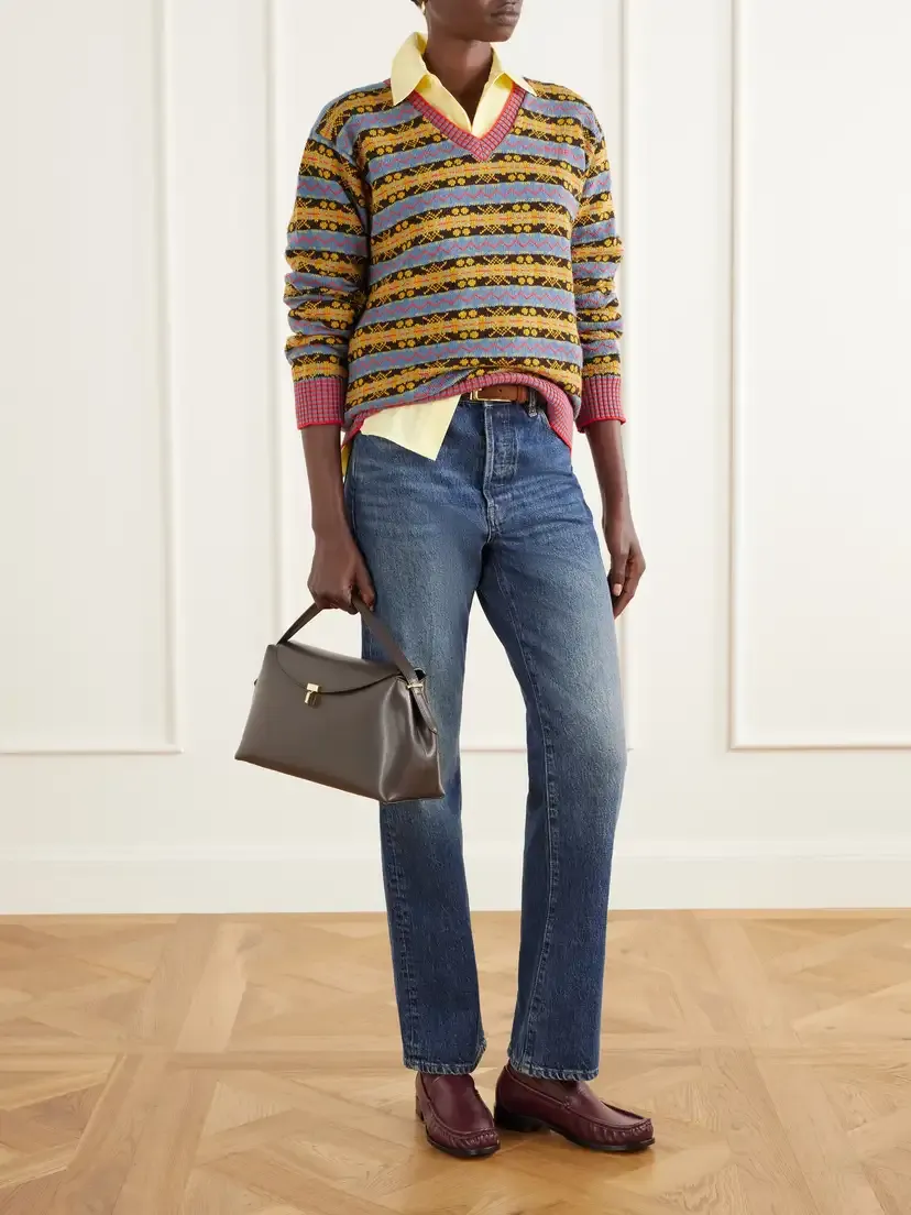 BODE Bracken Fair Isle Cotton-jacquard Sweater | Thumbnail 2 BODE Bracken Fair Isle Cotton-jacquard Sweater | Thumbnail 2
