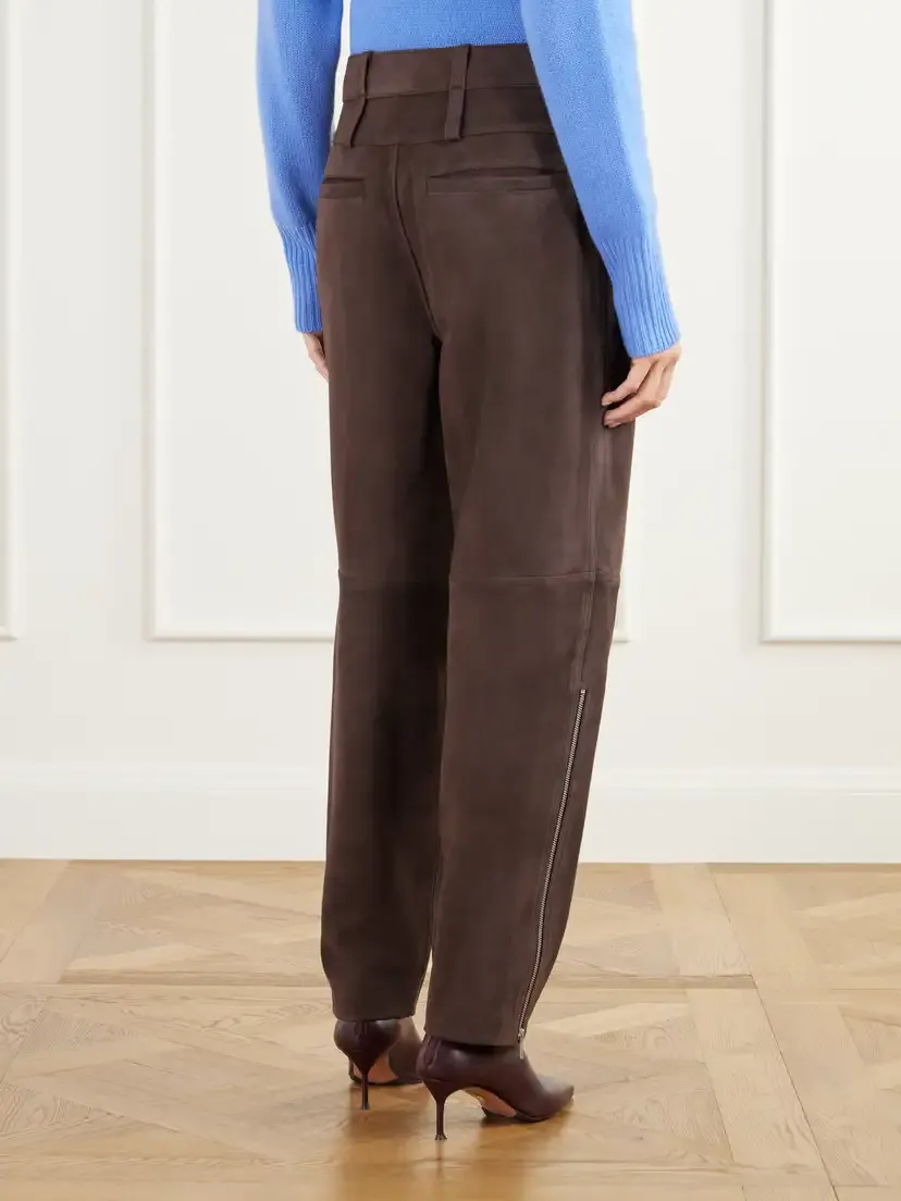 Co Paneled Suede Tapered Pants | Thumbnail 4 Co Paneled Suede Tapered Pants | Thumbnail 4