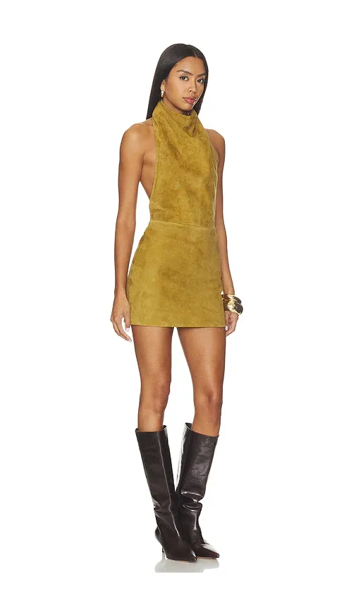 Retrofête Zoriel Suede Dress | Thumbnail 2 Retrofête Zoriel Suede Dress | Thumbnail 2