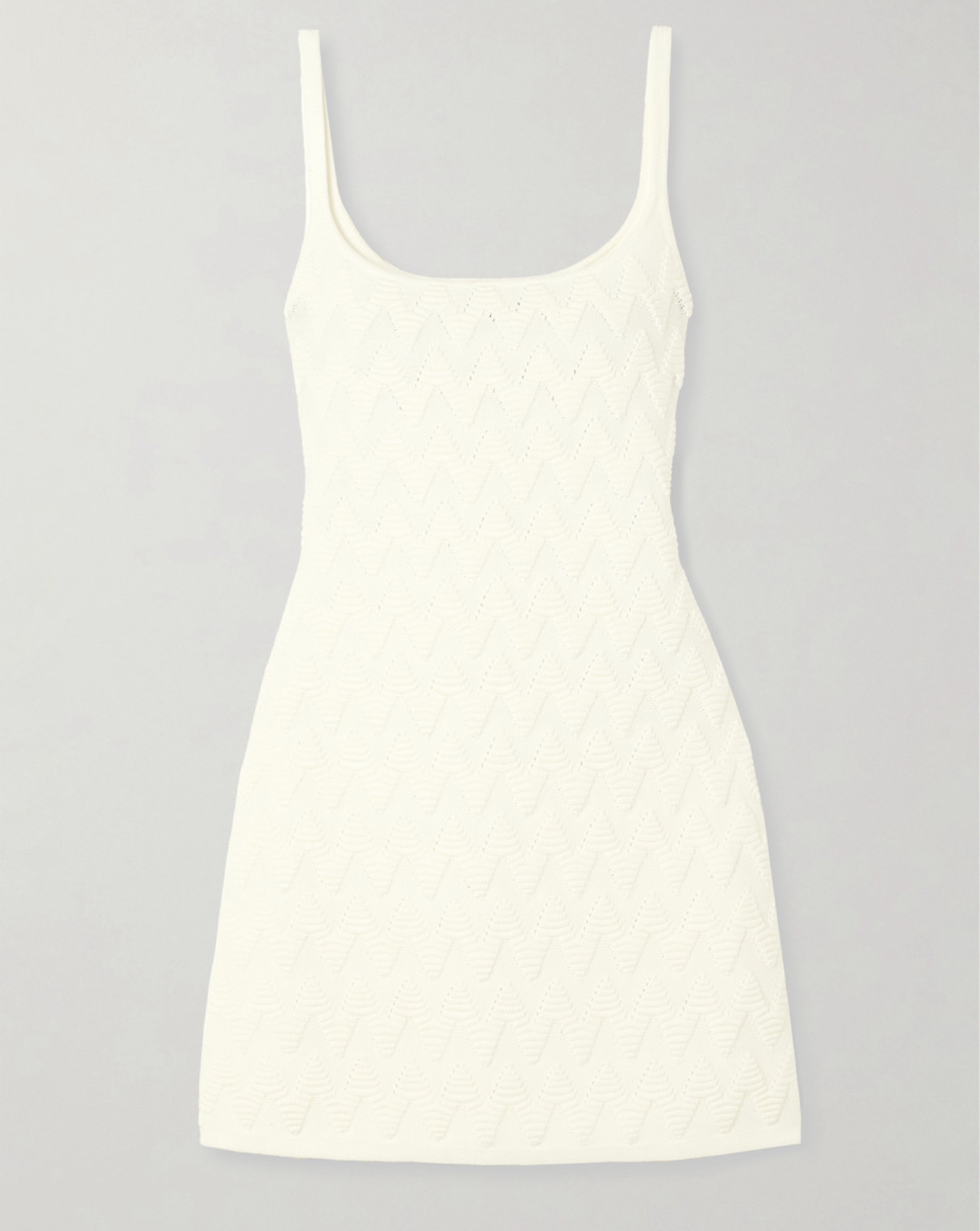 Striped Knitted Mini Dress
