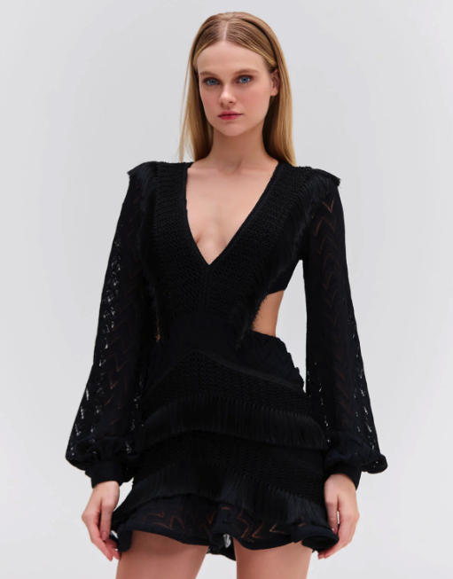 PatBo Fringe Cut-Out Mini Dress | Thumbnail 2 PatBo Fringe Cut-Out Mini Dress | Thumbnail 2